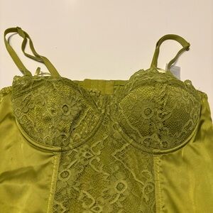 Sincerely Jules Green Lace Corset | SZ L